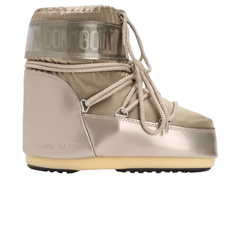 Moon Boot Icon Low Boot Glance Platinum