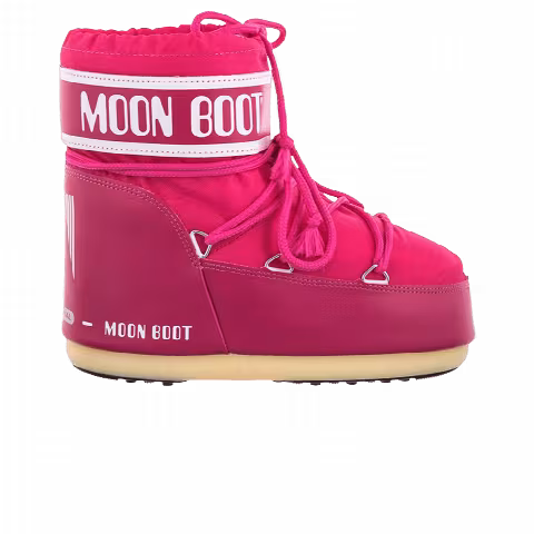 Moon Boot Icon Low Nylon Boot 'Magenta'