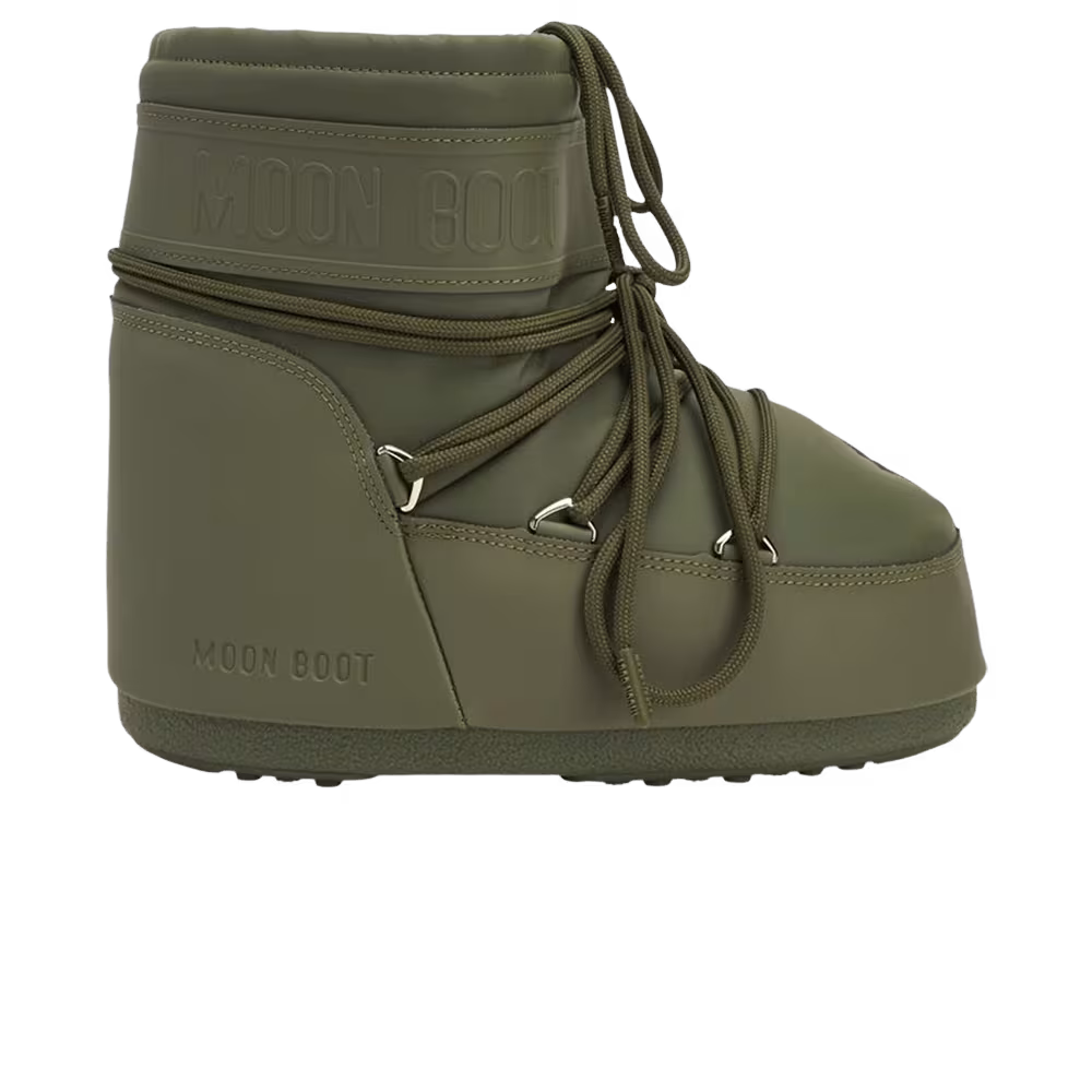 Moon Boot Icon Rubber Low Boot Khaki