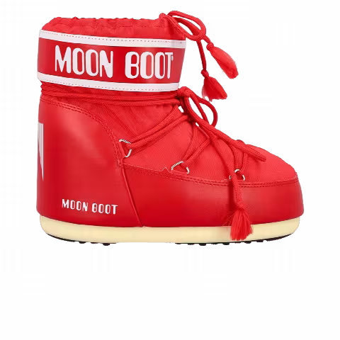 Moon Boot Icon Nylon Low Boot 'Red'
