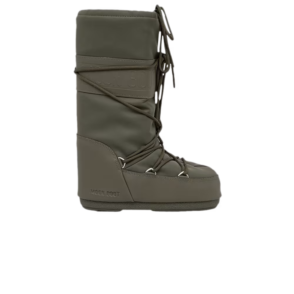 Moon Boot Icon Rubber Boot Khaki