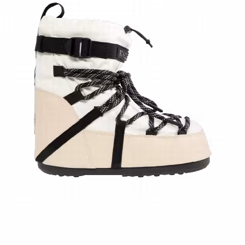 Moncler x Moon Boot Icon Low Gaiter Snow Boot 'Natural Black'