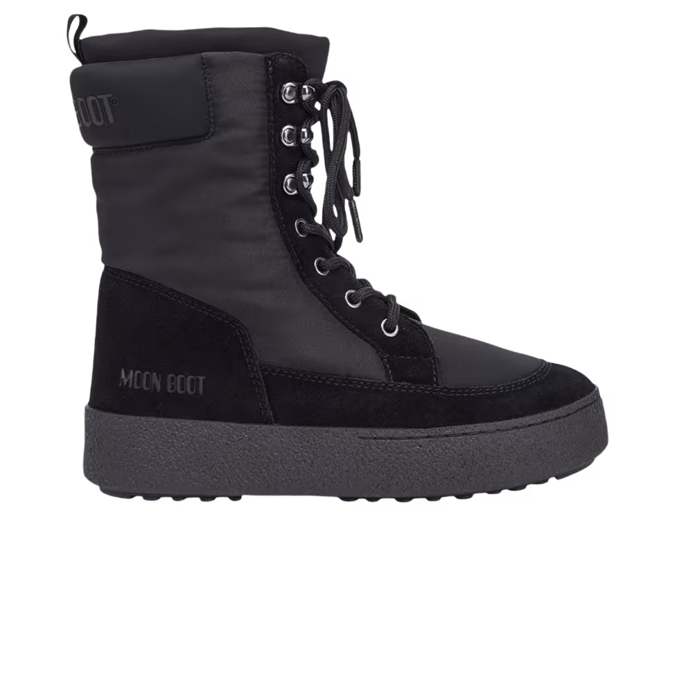 Moon Boot Ltrack Combat Boot Black