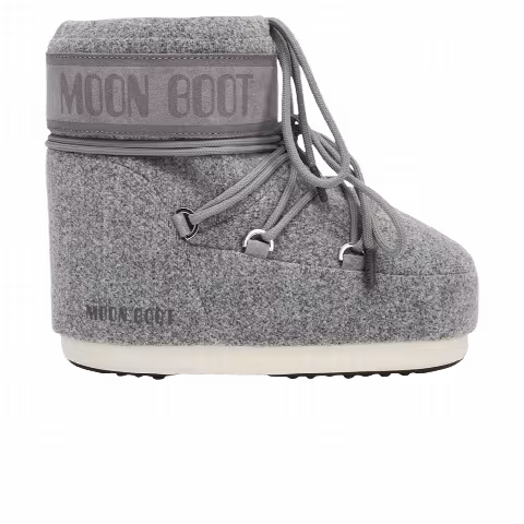 Moon Boot Icon Felt Low Boot 'Grey'