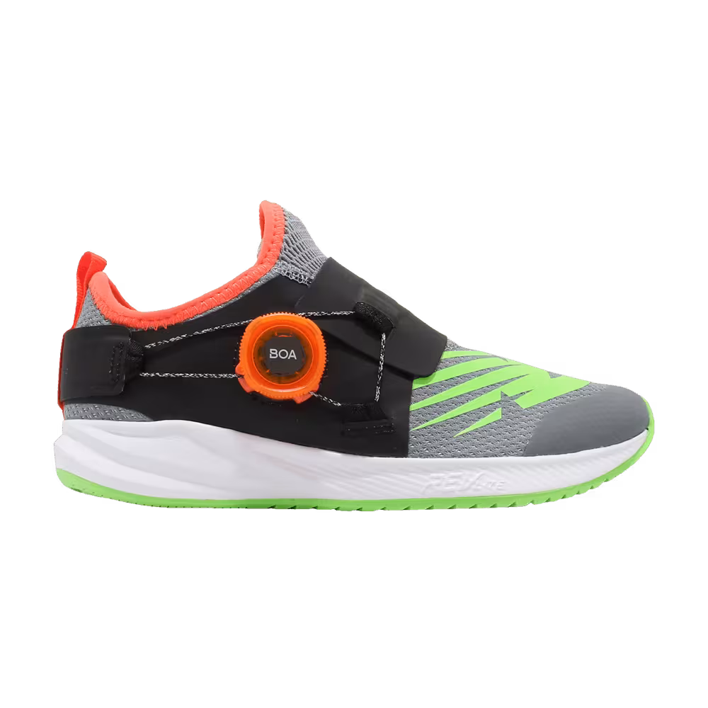 New Balance FuelCore Reveal Kids Wide Grey Green Orange