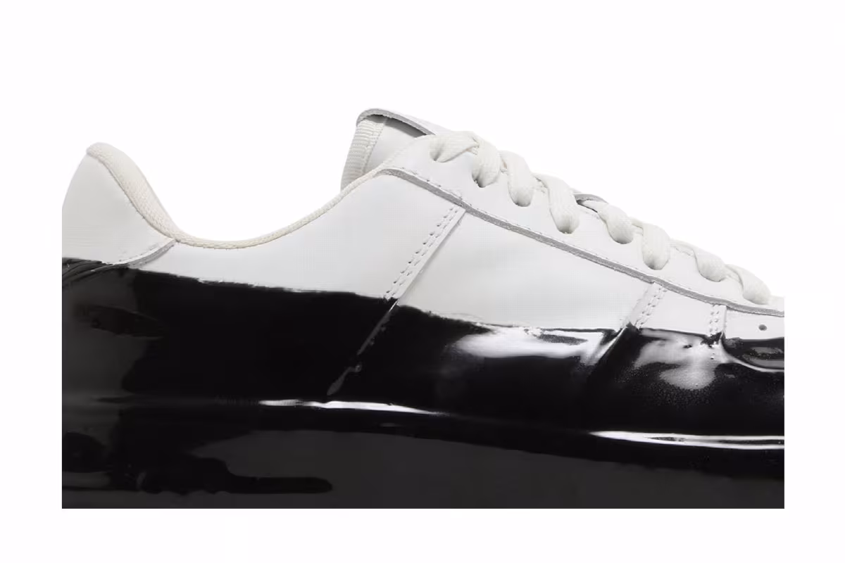 424 Low Sneaker Wax Dip - White Black, view 3