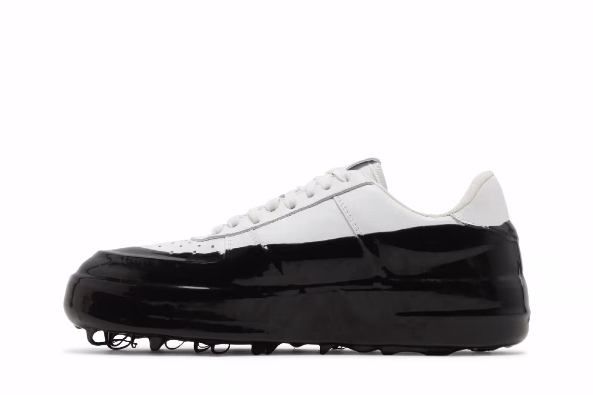 424 Low Sneaker Wax Dip - White Black, view 4