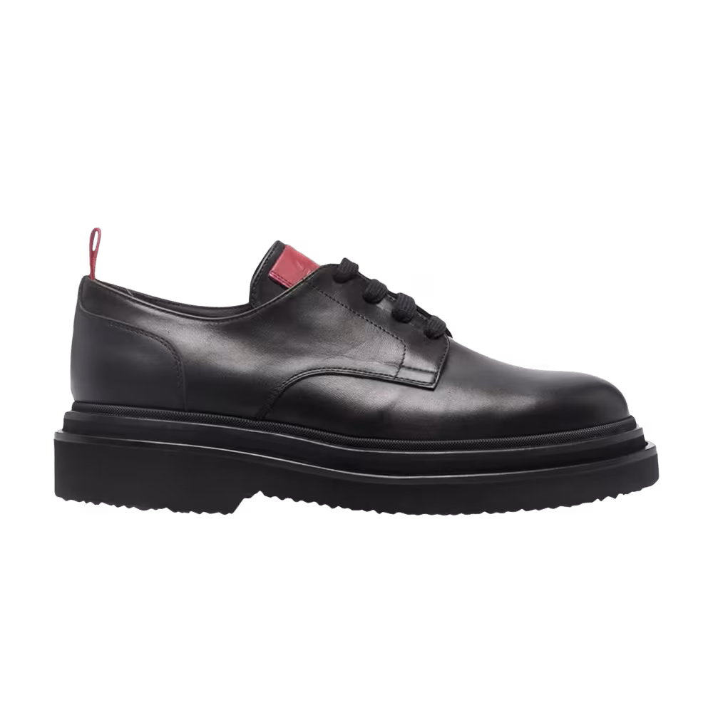 424 Derby Red Tab - Black