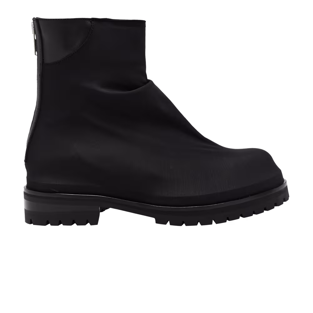 424 Pleated Marathon Boot Black