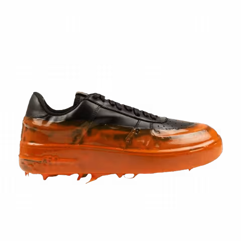 424 Low Sneaker 'Wax Drip - Black Burnt Orange'