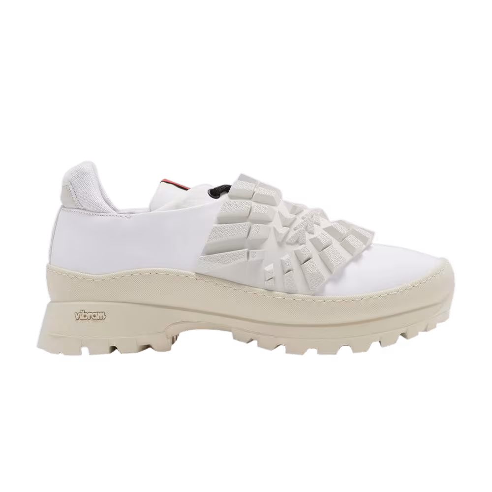 424 Ridged-Texture Detail Sneaker White