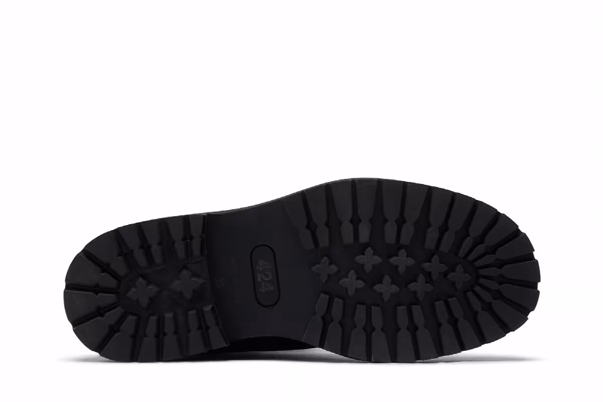 424 Marathon Lace Up High Boot Black, view 5
