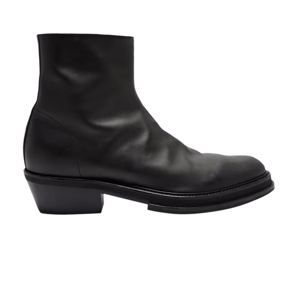 424 Cowboy Boot Dirty Washing - Black