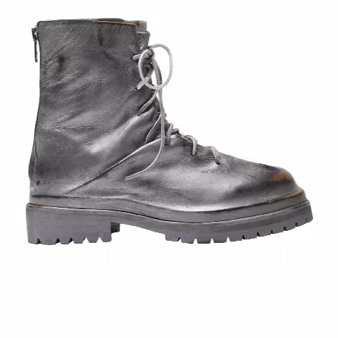 424 Laced Up Boot 'Silver'