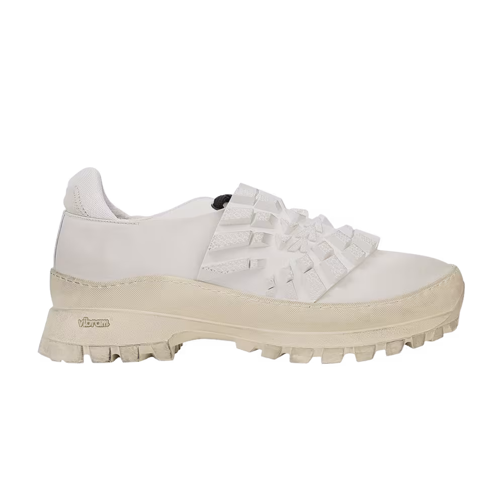 424 Ridged Texture Sneaker White