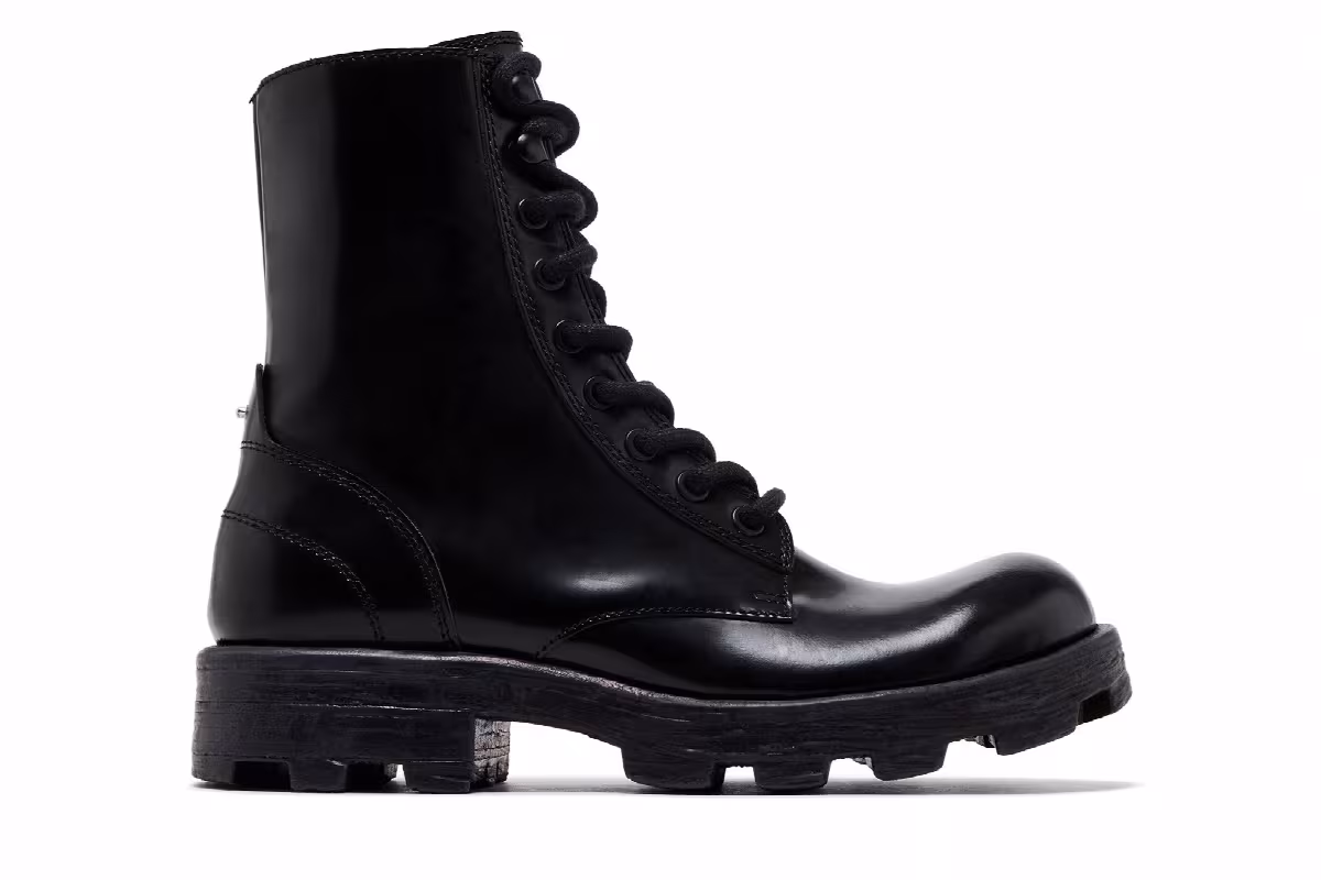 Diesel Women's D-Hammer Boot Black, view 2