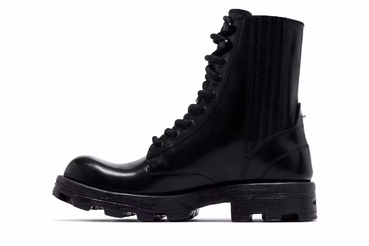 Diesel Women's D-Hammer Boot Black, view 4