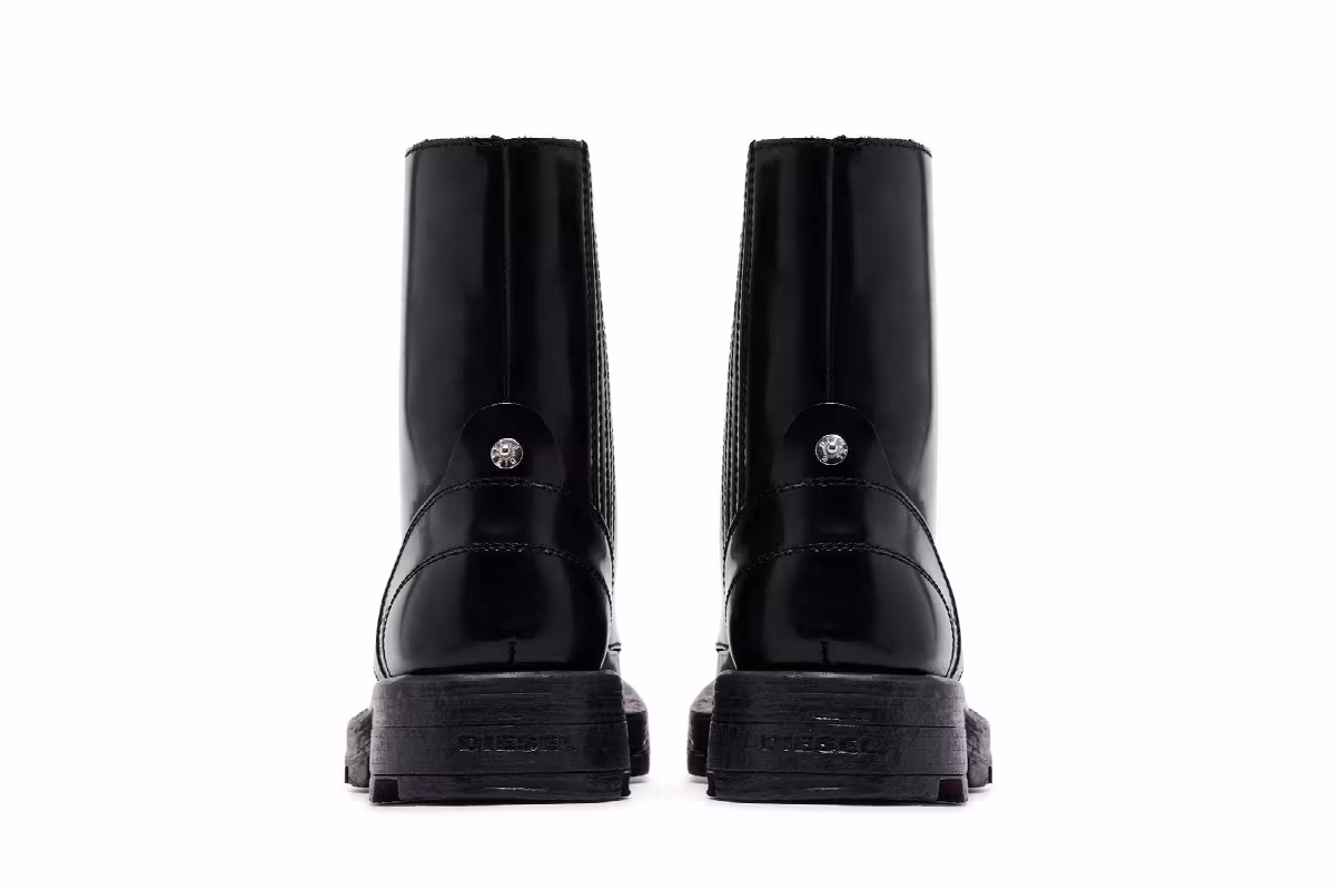Diesel Women's D-Hammer Boot Black, view 7