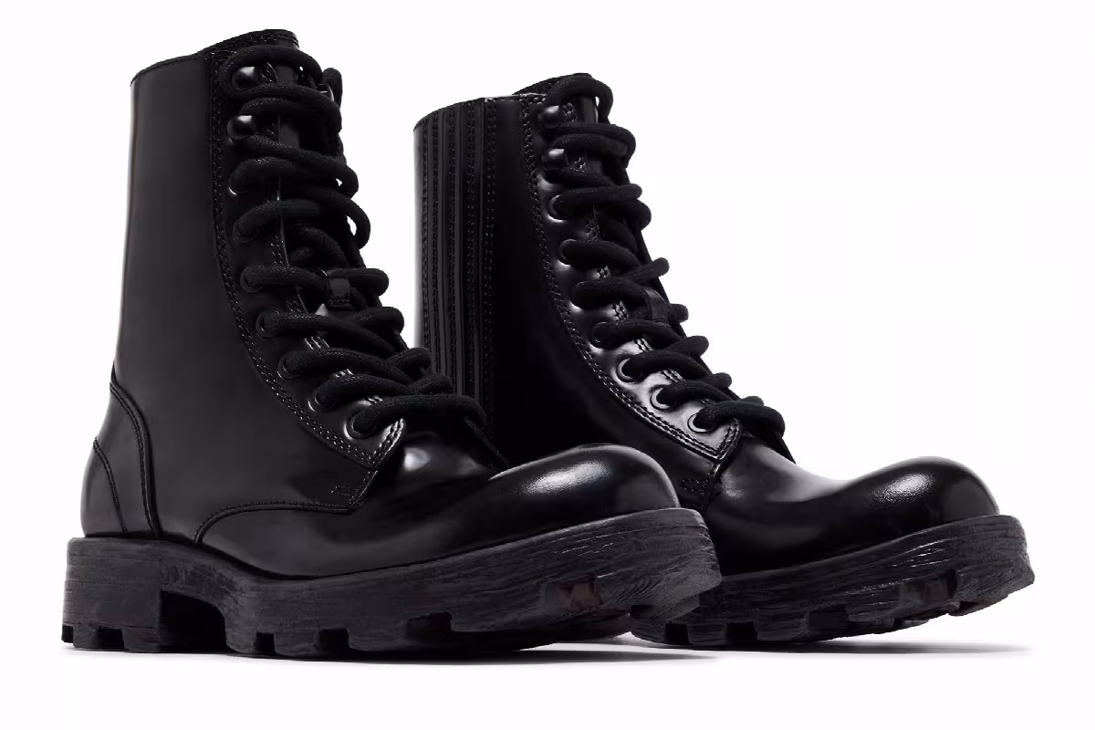 Diesel Women's D-Hammer Boot Black, view 9