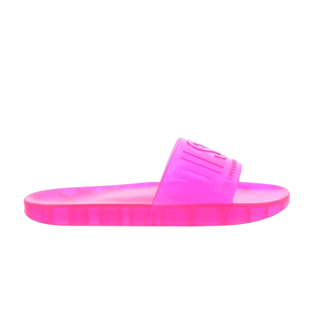 Diesel Women's SA-Karaibi GL X Slide Pink Fluo