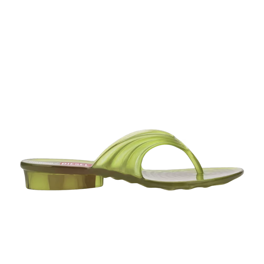 Melissa X Diesel Women's Quantum Flip Flop Clear Yellow