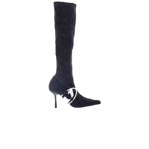 Diesel Wmns D-Eclipse Knee High Boot 'Black Denim'