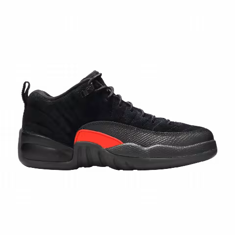 Air Jordan 12 Retro Low BG 'Black Max Orange'