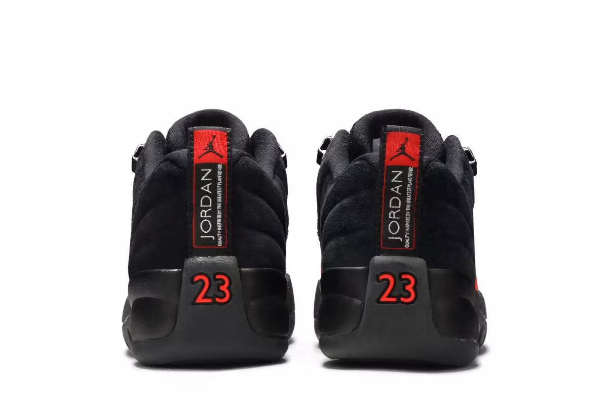 Air Jordan 12 Low BG Black Max Orange, view 7