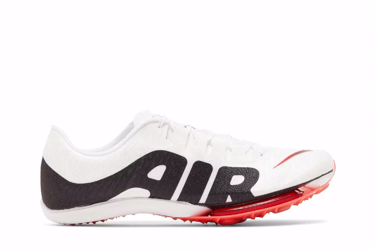 Nike Air Zoom Maxfly More Uptempo White University Red, view 2