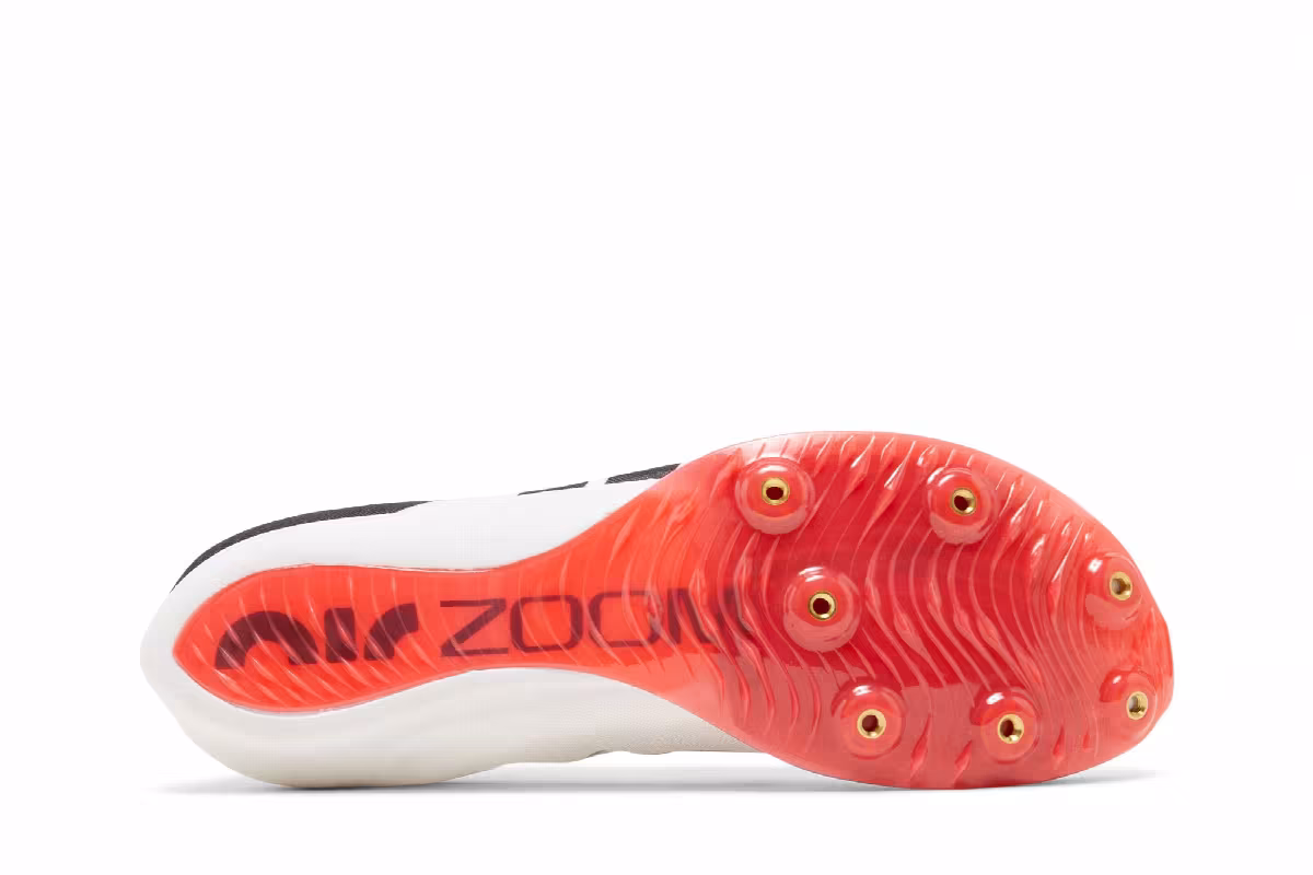Nike Air Zoom Maxfly More Uptempo White University Red, view 5