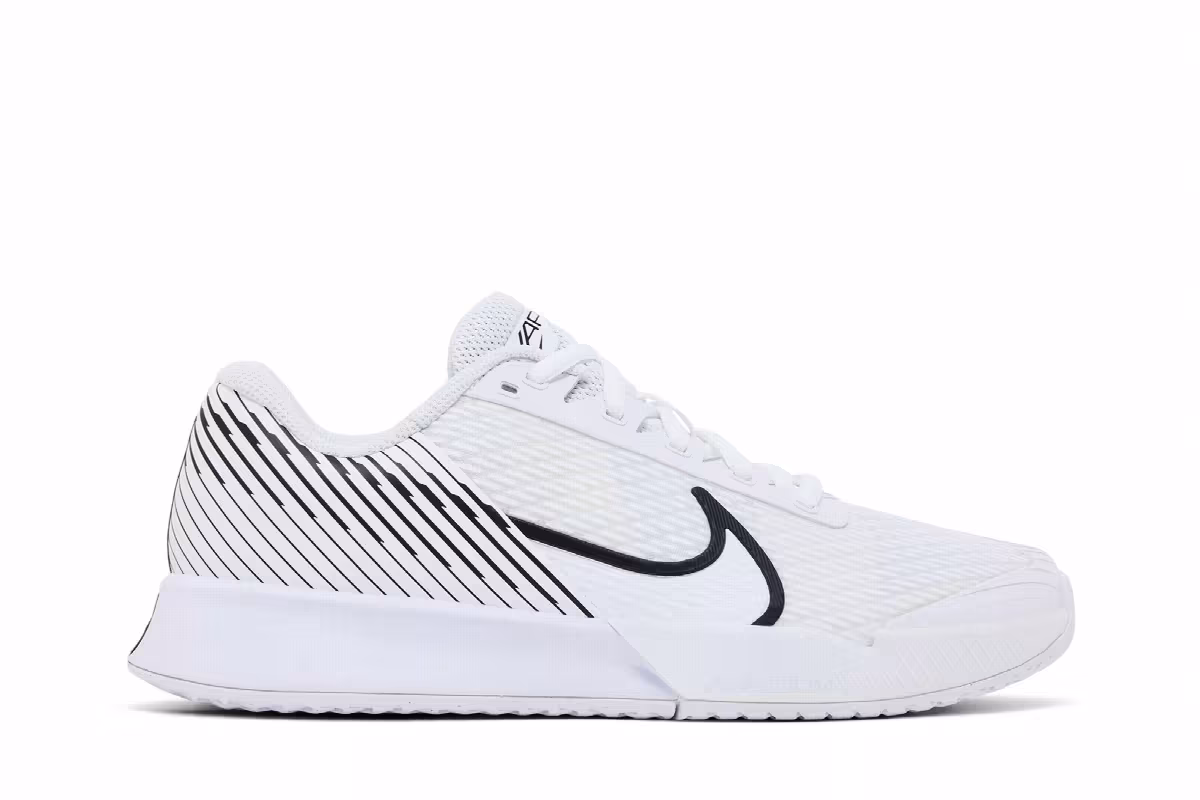 Women's NikeCourt Air Zoom Vapor Pro 2 White Black, view 2