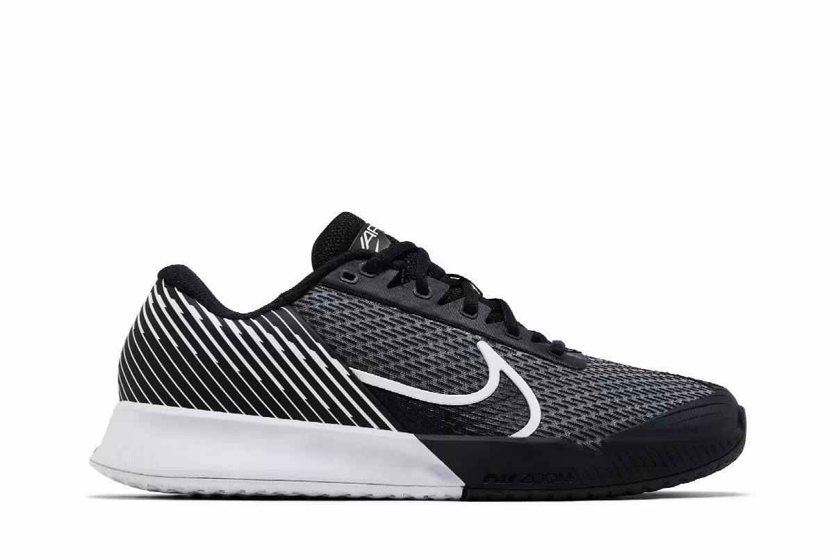 NikeCourt Air Zoom Vapor Pro 2 HC Black White, view 2
