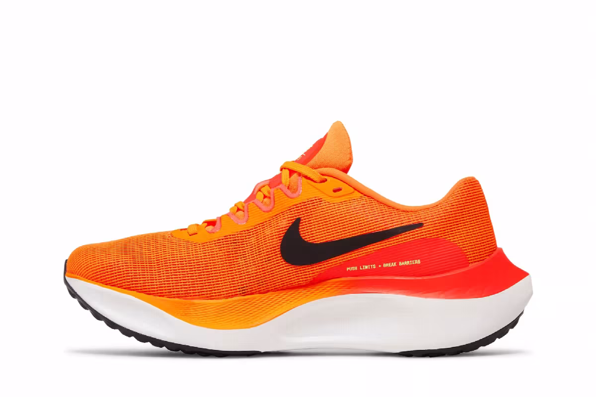 Nike Zoom Fly 5 Total Orange Black, view 4