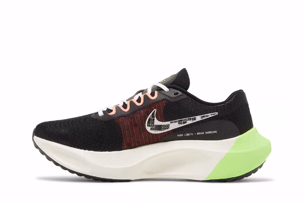 Nike Zoom Fly 5 Black Ghost Green, view 4