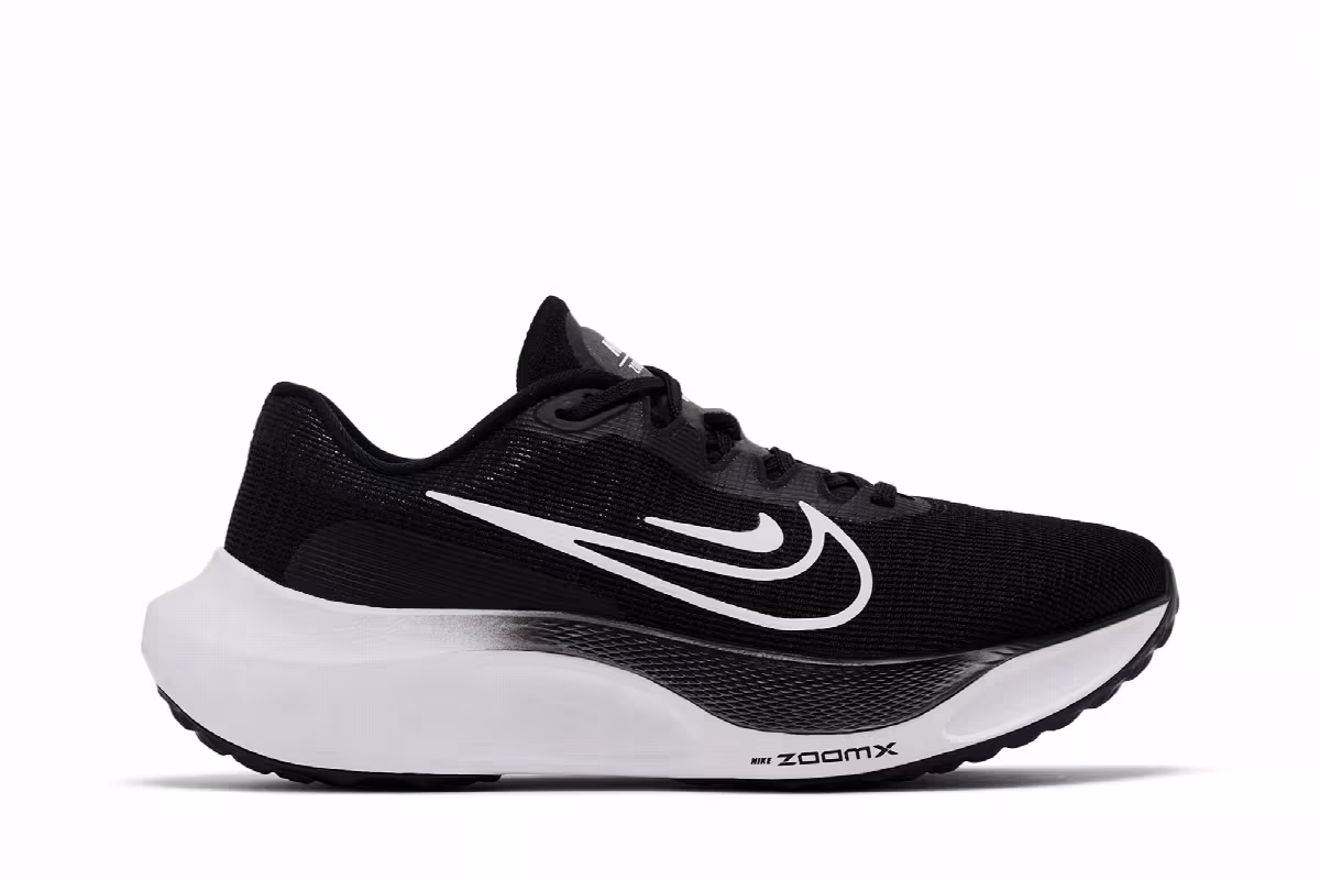 Nike Women's Zoom Fly 5 Black White, view 2