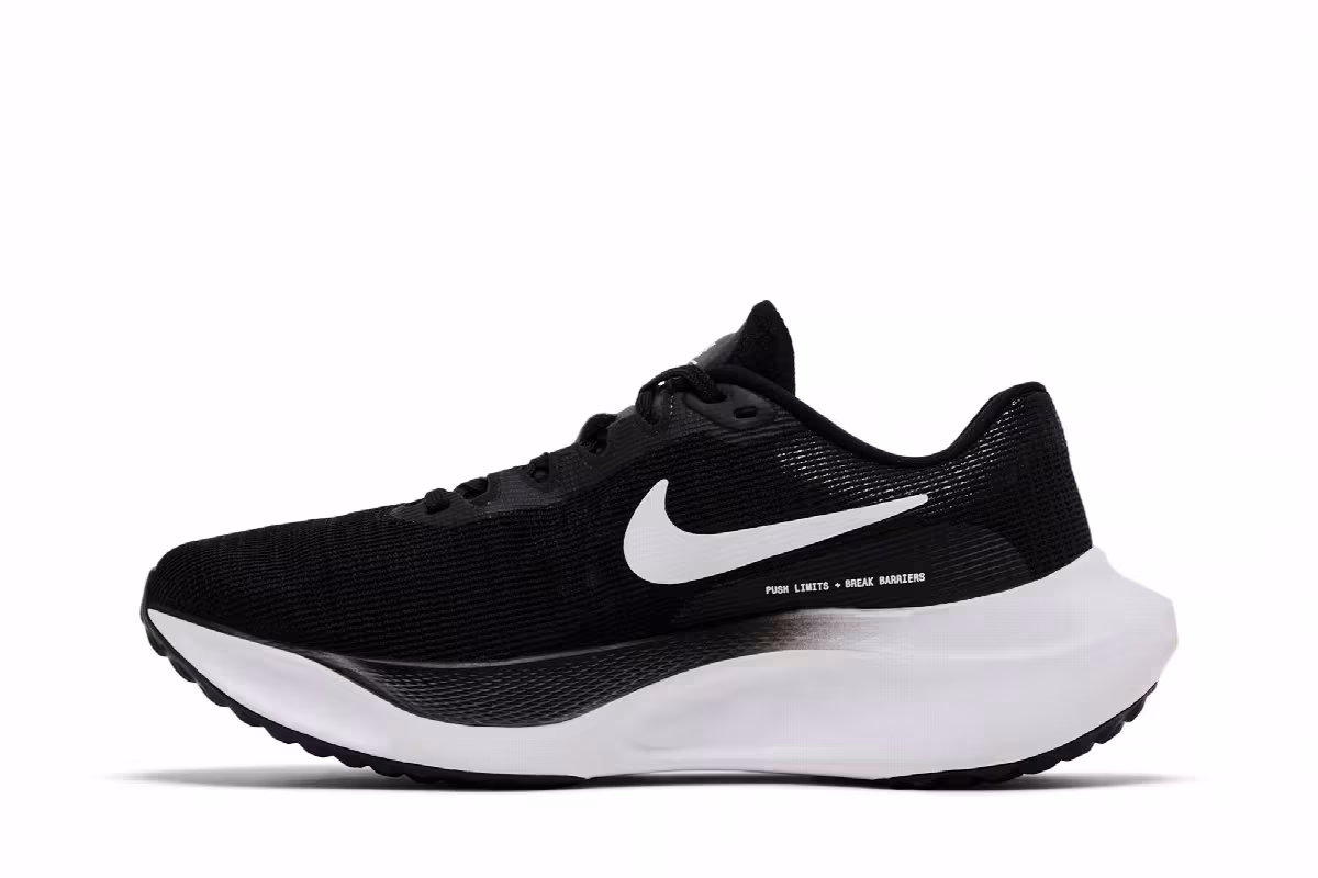 Nike Women's Zoom Fly 5 Black White, view 4