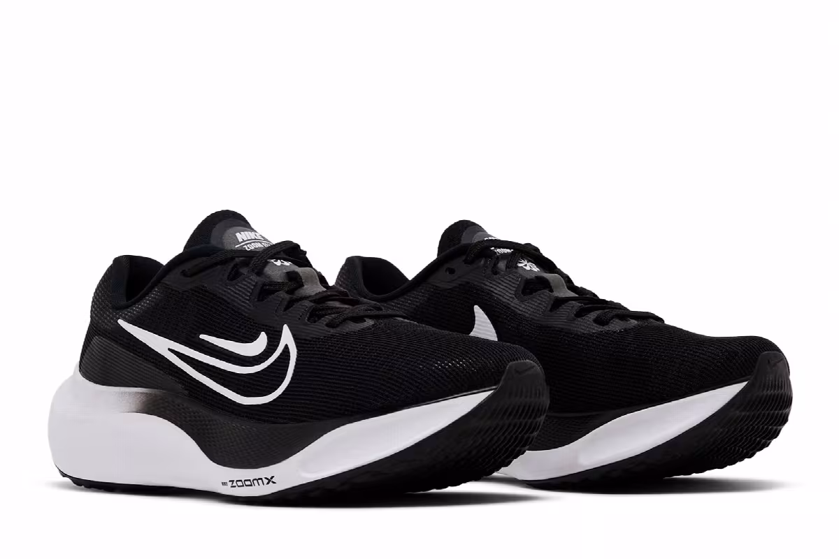 Nike Women's Zoom Fly 5 Black White, view 9