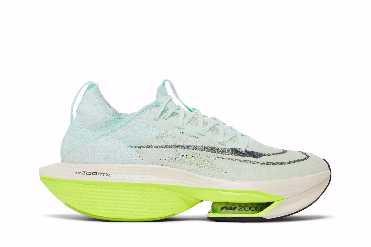 Nike Air Zoom Alphafly NEXT% 2 Mint Foam Volt, view 2