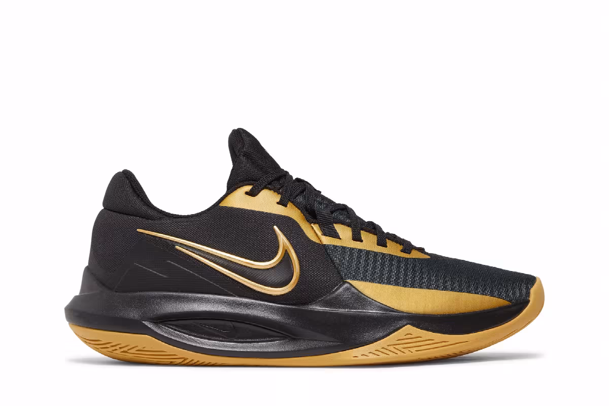 Nike Precision 6 Black Metallic Gold, view 2