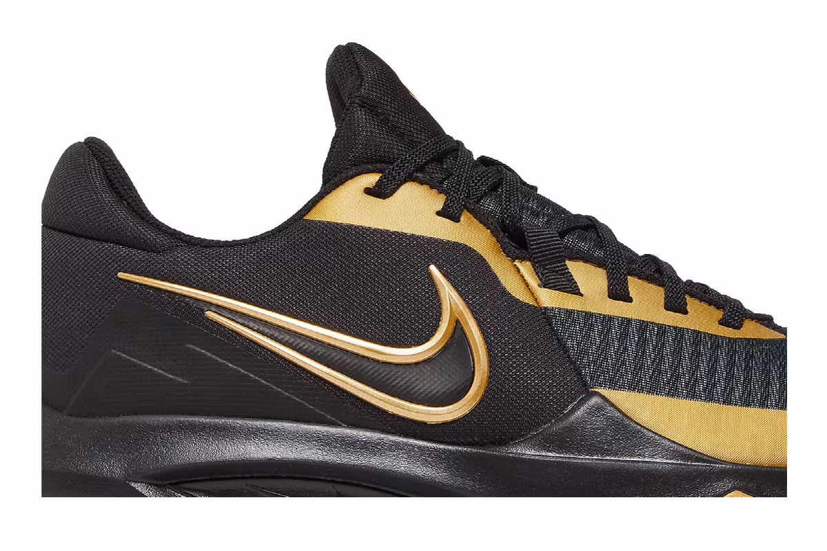 Nike Precision 6 Black Metallic Gold, view 3