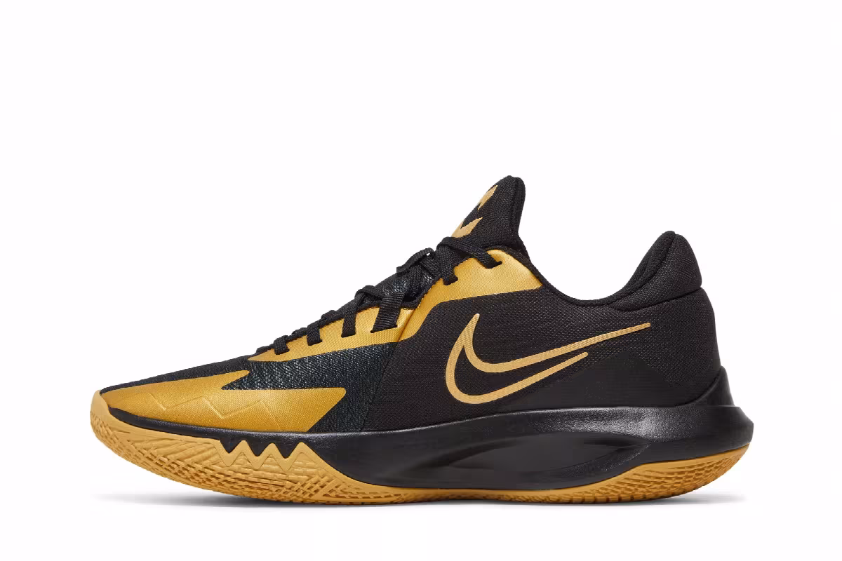 Nike Precision 6 Black Metallic Gold, view 4