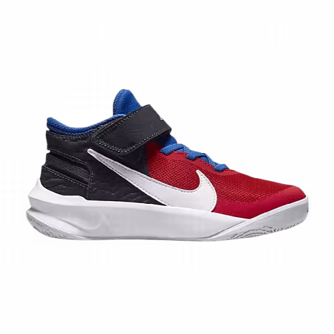 Nike Team Hustle D10 FlyEase PS 'University Red Game Royal'