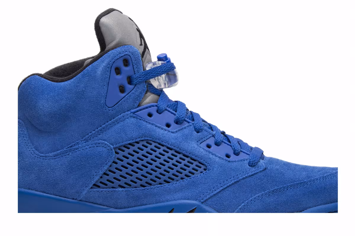 Air Jordan 5 Blue Suede, view 3