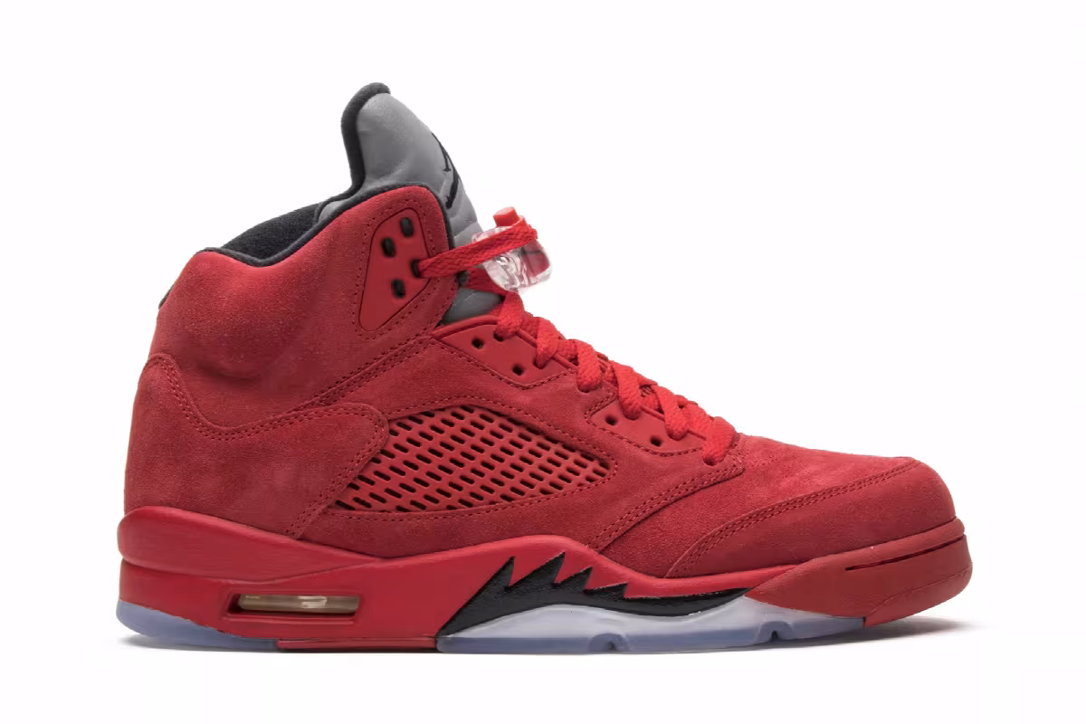 Air Jordan 5 Red Suede, view 2