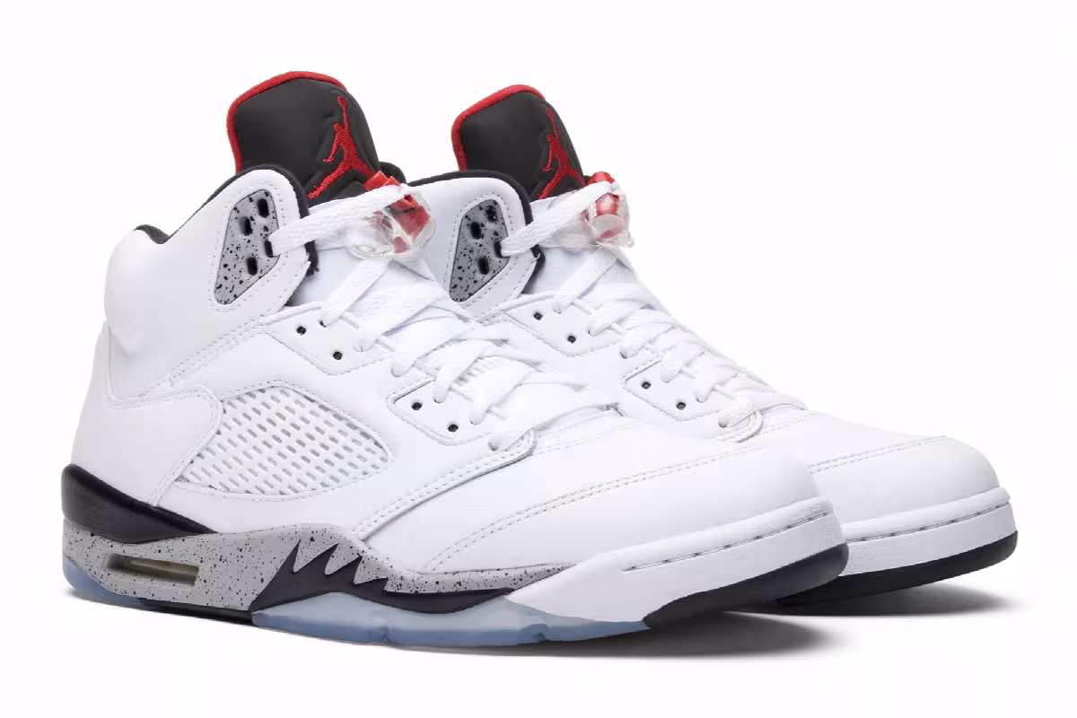 Air Jordan 5 White Cement, view 9