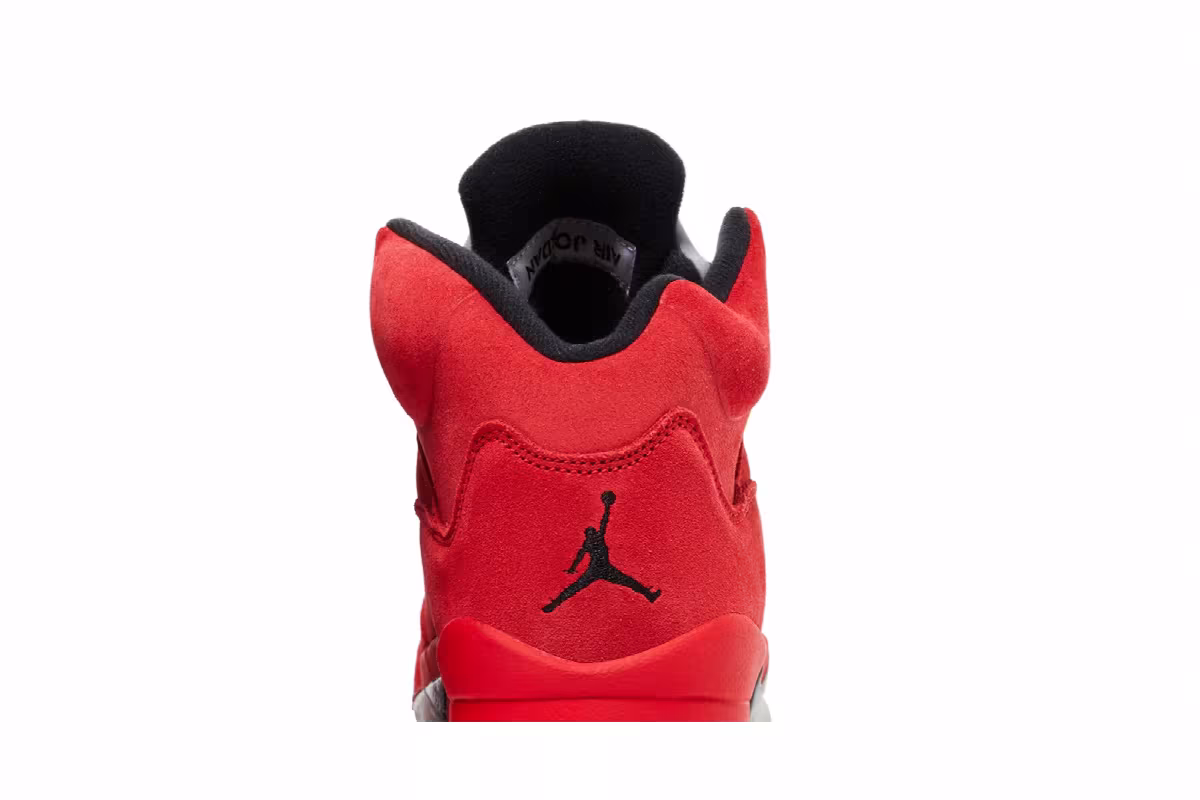 Air Jordan 5 BG Red Suede, view 8