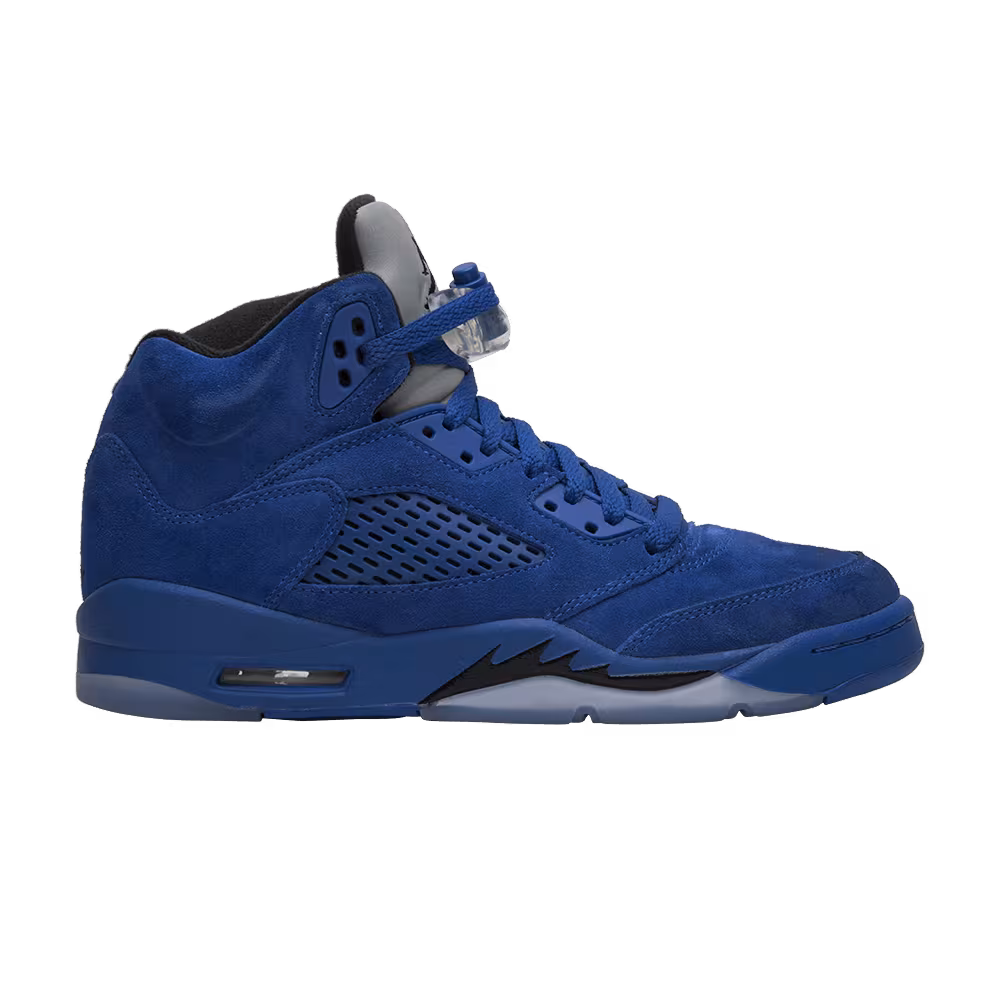 Air Jordan 5 GS Blue Suede