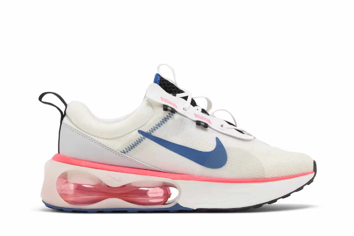 Nike Air Max 2021 GS Summit White Solar Red, view 2