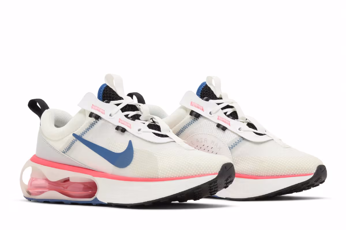 Nike Air Max 2021 GS Summit White Solar Red, view 9