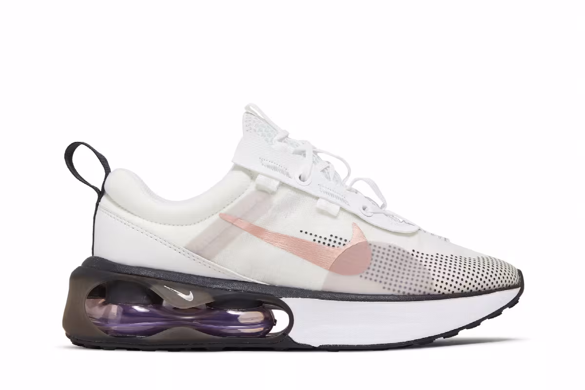 Nike Air Max 2021 GS White Metallic Red Bronze, view 2